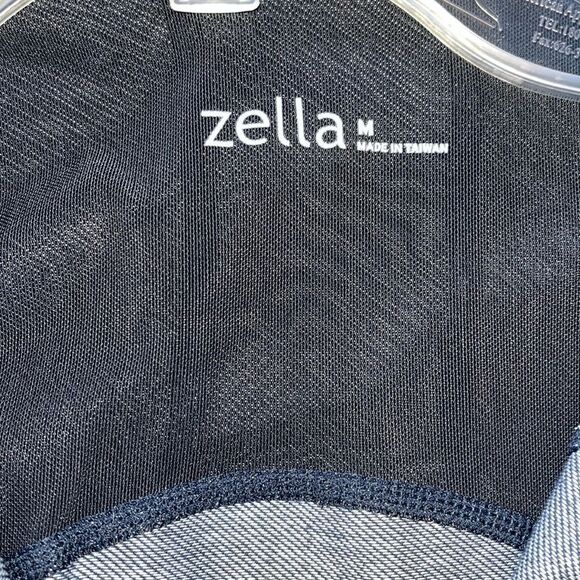 EXCELLENT CONDITION WOMEN’S MEDIUM ZELLA DENIM BLUE FULL ZIP REFLECTIVE JACKET - Picture 5 of 7